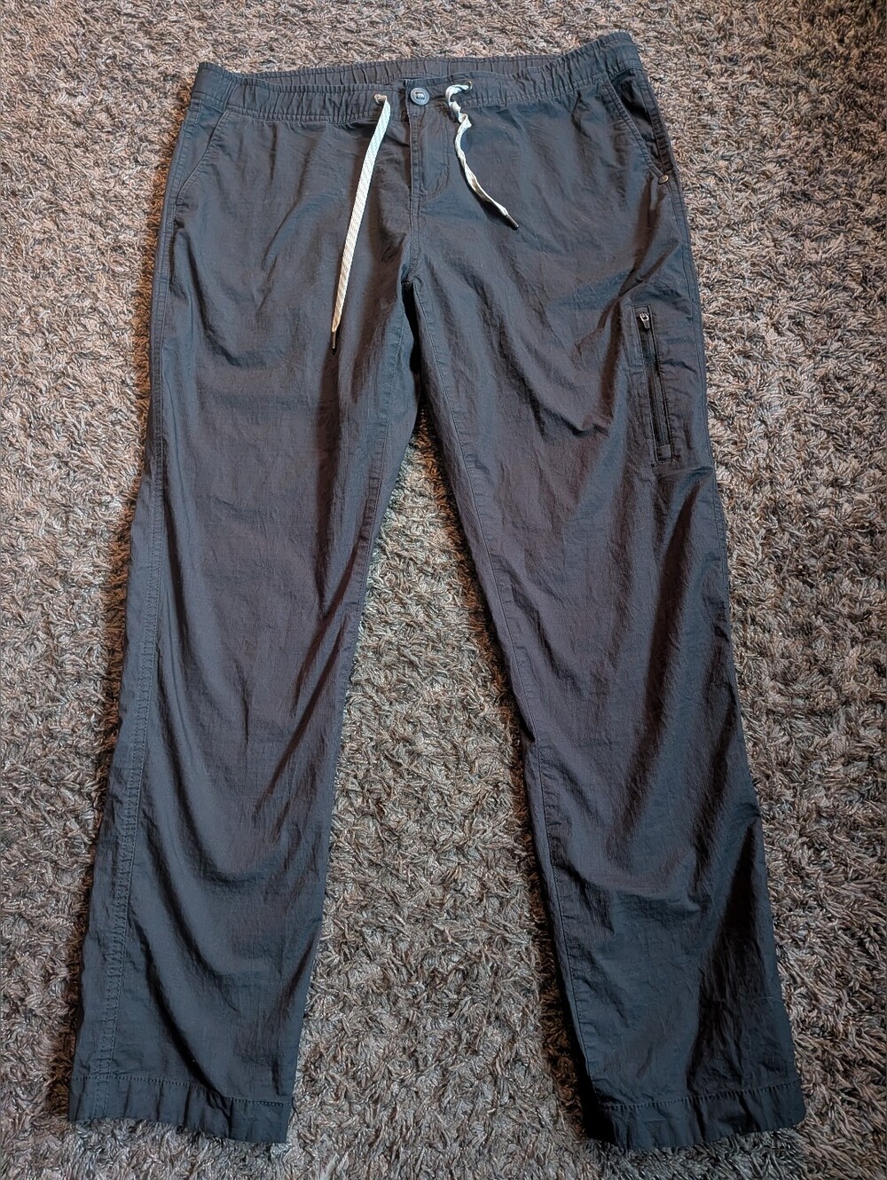 Vuori Charcoal Organic Cotton Ripstop 28" Outdoor Active Pants Women's XL